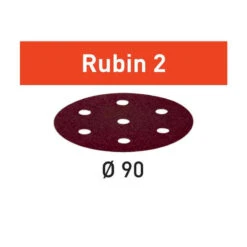 Abrasif Rubin 2 STF D90/6 P80 RU2/50 - FESTOOL 499079