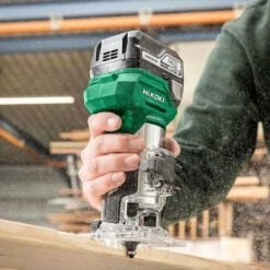 Affleureuse Sans Fil 18V Ø 6-8 Mm (Produit Seul) En Coffret - HIKOKI M1808DAW2Z -Promos Pro Bricolage Boutique affleureuse sans fil 18v hikoki m1808daw2z 2