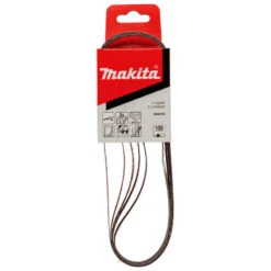 Bandes Abrasives 9x533mm Rouge Pour Bois Métal Grain 100 (5pcs) - MAKITA P-43284