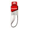 Bandes Abrasives 9x533 Mm Rouge Pour Bois Et Métal Grain 80 (5 Pcs) - MAKITA P-43278