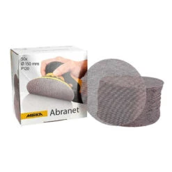 Boîte De Disques ABRANET Ø150 Mm Grip Grain 120 (50 Pcs) - MIRKA 5424105012 -Promos Pro Bricolage Boutique boite de disques abranet o150 mm grain 120 mirka 5424105012 2