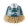 Brosse Boisseau à Fils Acier Laitonnés Et Ondulés Pour Meuleuse - MAKITA D-39746