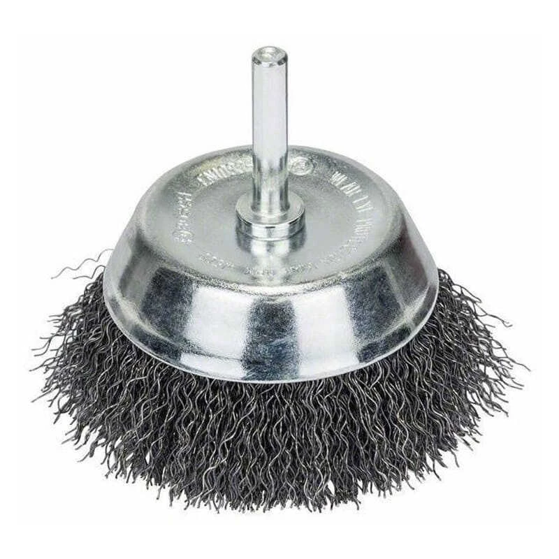 Brosse Boisseau Pour Perceuse, à Fils Ondulés 75 Mm /Ø6 Mm - BOSCH 2607017123 1 Brosse Boisseau Pour Perceuse, à Fils Ondulés 75 Mm /Ø6 Mm - BOSCH 2607017123