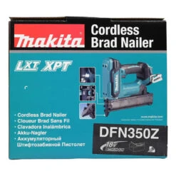 Cloueur Sans Fil 18V Li-Ion LXT 18 Ga 15 à 35 Mm (Produit Seul) - MAKITA DFN350Z -Promos Pro Bricolage Boutique cloueur 18v minibrads 18 ga produit seul makita dfn350z 4