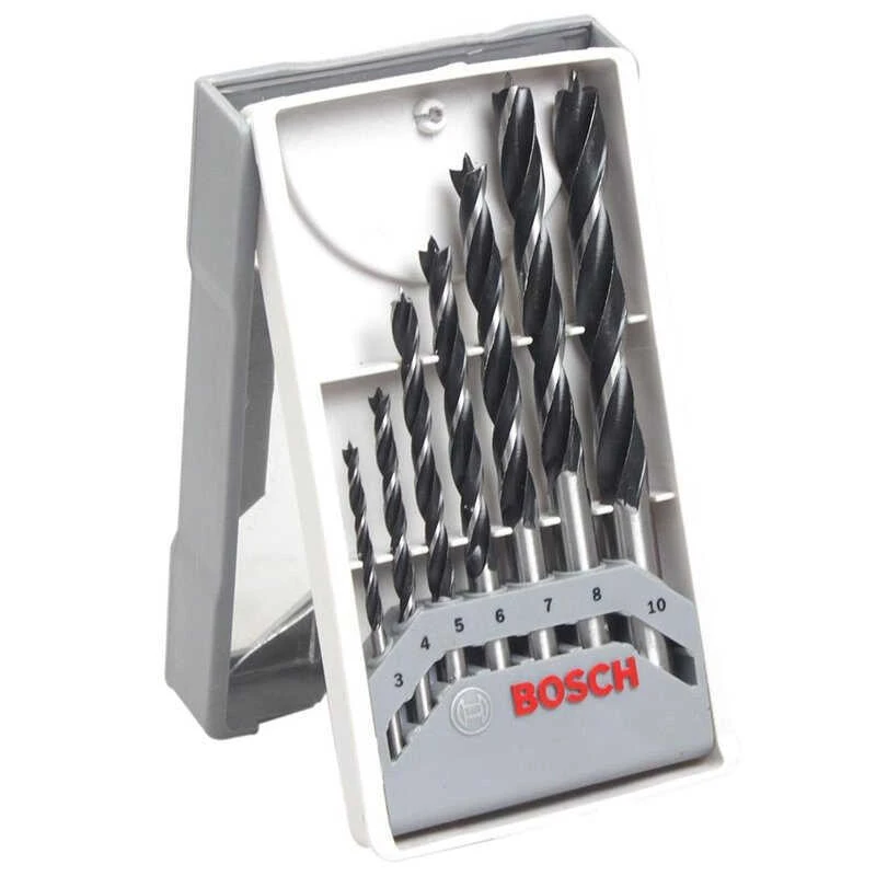 Coffret De Mèches Hélicoïdales à Bois 7 Pièces - BOSCH 2607017034 2 Coffret De Mèches Hélicoïdales à Bois 7 Pièces - BOSCH 2607017034 – Image 2
