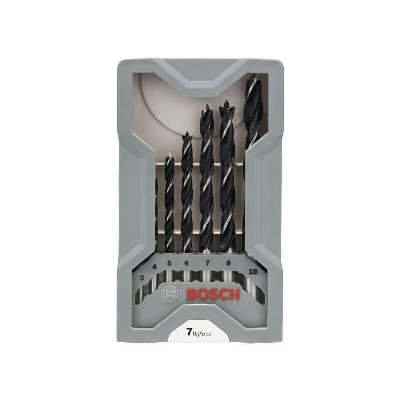 Coffret De Mèches Hélicoïdales à Bois 7 Pièces - BOSCH 2607017034 1 Coffret De Mèches Hélicoïdales à Bois 7 Pièces - BOSCH 2607017034