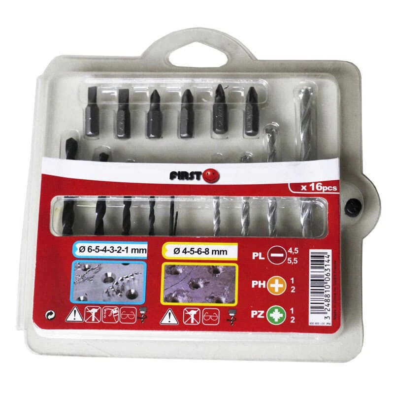 Coffret D'accessoires Embouts Et Forets (16 Pcs) - DIAGER COFFRET FIRST 1 Coffret D'accessoires Embouts Et Forets (16 Pcs) - DIAGER COFFRET FIRST