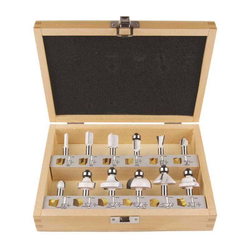 Coffret De 12 Fraises à Bois Sur Queue De 8 Mm - MAKITA D-53556 1 Coffret De 12 Fraises à Bois Sur Queue De 8 Mm - MAKITA D-53556