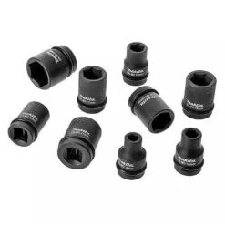 Coffret De Douilles "Impact" 1/2" (9 Pcs) - MAKITA D-41517 -Promos Pro Bricolage Boutique coffret de douilles makita d 41517 3