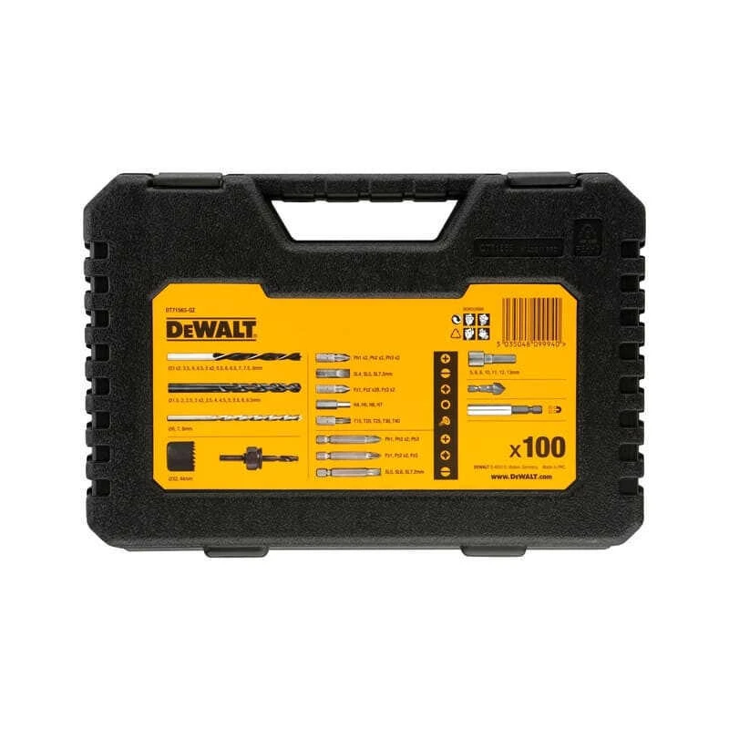 Coffret De Forets Et Embouts Pour Perceuse (100 Pcs) - DEWALT DT71563 6 Coffret De Forets Et Embouts Pour Perceuse (100 Pcs) - DEWALT DT71563 – Image 6