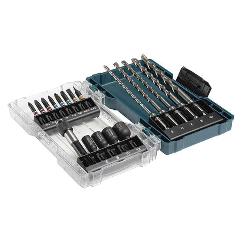 Coffret D'embouts Et Forets SDS-PLUS (18 Pièces) - MAKITA E-07026 1 Coffret D'embouts Et Forets SDS-PLUS (18 Pièces) - MAKITA E-07026