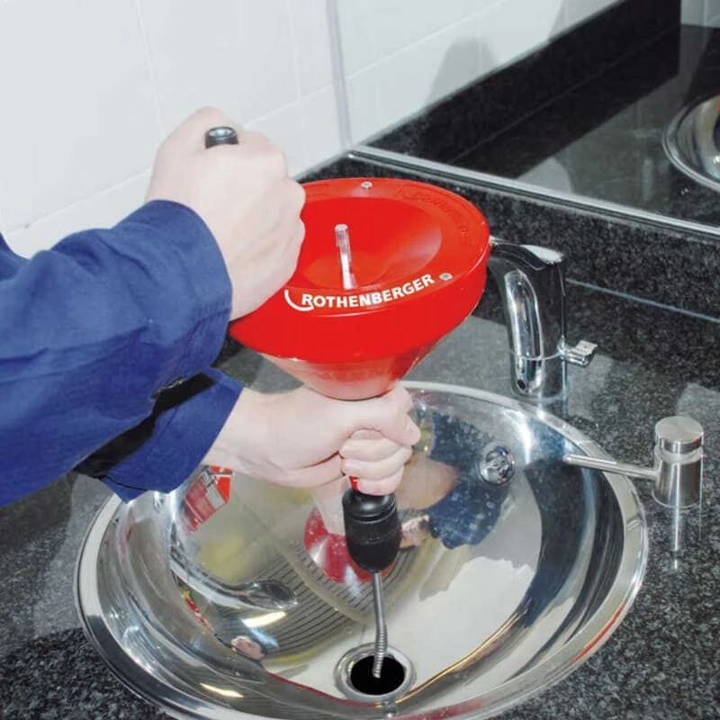 Déboucheur Avec Flexible ROSPI 8 H+E - ROTHENBERGER 72095 2 Déboucheur Avec Flexible ROSPI 8 H+E - ROTHENBERGER 72095 – Image 2