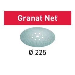 Abrasif Maillé STF Ø225 Mm Grain 180 GR NET/25 Granat Net (25 Pcs)- FESTOOL 203316