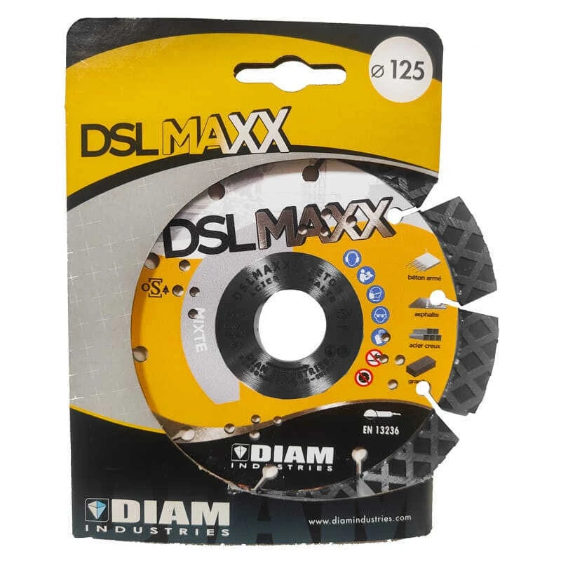 Disque Diamant Ø125 Mm à Croisillons - DIAM INDUSTRIES DSLMAXX125/22 3 Disque Diamant Ø125 Mm à Croisillons - DIAM INDUSTRIES DSLMAXX125/22 – Image 3