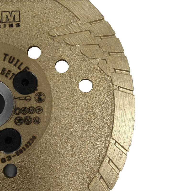 Disque Diamant Tuile Et Pierre Naturelle Avec Flasque Déportée Ø125 Mm - DIAM INDUSTRIES TS80125/22FD 2 Disque Diamant Tuile Et Pierre Naturelle Avec Flasque Déportée Ø125 Mm - DIAM INDUSTRIES TS80125/22FD – Image 2