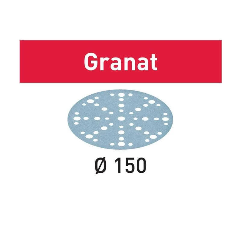 Disques Abrasifs Granat Ø150, Grain P320 (100 Pcs) - FESTOOL 575170 1 Disques Abrasifs Granat Ø150, Grain P320 (100 Pcs) - FESTOOL 575170
