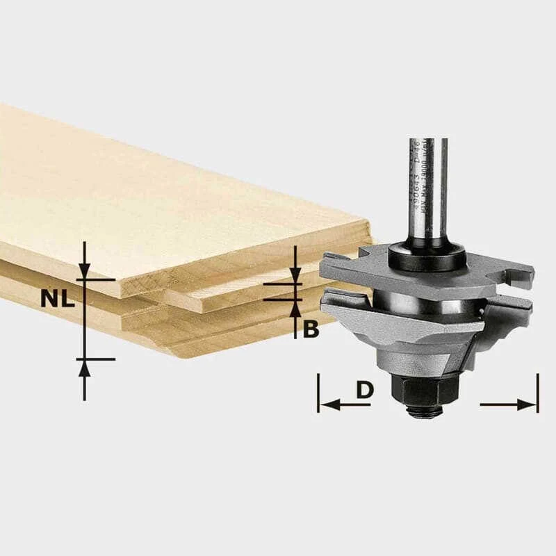 Fraise à Languetter HW S8 D46 X D12-FD Queue De 8 Mm - FESTOOL 490643 HW 1 Fraise à Languetter HW S8 D46 X D12-FD Queue De 8 Mm - FESTOOL 490643 HW