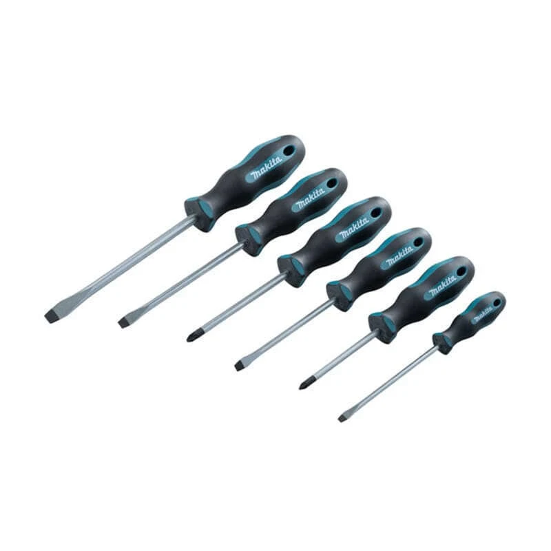Jeu De 6 Tournevis SL & PZ - MAKITA E-10512 1 Jeu De 6 Tournevis SL & PZ - MAKITA E-10512