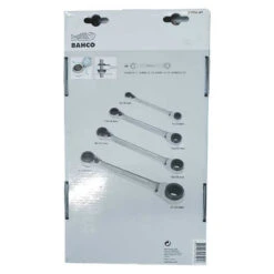 Jeu De Clés Polygonales à Cliquet 4 En 1 (4 Pcs) - BAHCO S4RM/4T -Promos Pro Bricolage Boutique jeu de cles polygonales a cliquet bahco s4rm4t 2