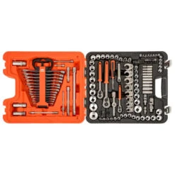 Jeu De Douilles 1/4'', 3/8'' Et 1/2'' Avec Clés Mixtes/embouts De Tournevis - BAHCO S138 -Promos Pro Bricolage Boutique jeu de douilles bahco s138 3