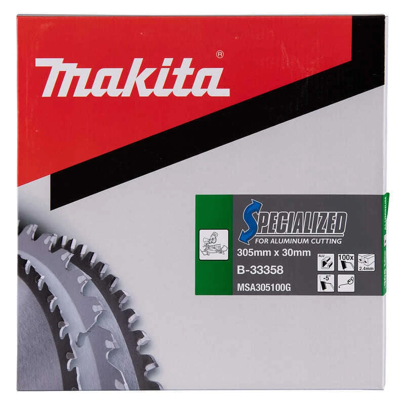 Lame De Scie Aluminium Ø305mm 100 Dents - Makita B-33358 3 Lame De Scie Aluminium Ø305mm 100 Dents - Makita B-33358 – Image 3