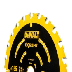 Lame De Scie Circulaire Portative Ø165 24 Dents - DEWALT DT10624-QZ 6 Lame De Scie Circulaire Portative Ø165 24 Dents - DEWALT DT10624-QZ -Promos Pro Bricolage Boutique lame de scie circulaire 24 dents dewalt dt10624 qz 2