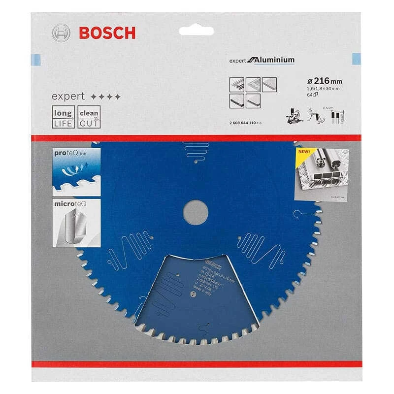Lame De Scie Circulaire Expert Ø254x30 Mm 80 Dents Pour L'aluminium - BOSCH 2608644112 2 Lame De Scie Circulaire Expert Ø254x30 Mm 80 Dents Pour L'aluminium - BOSCH 2608644112 – Image 2