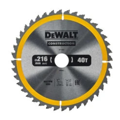 Lame De Scie Circulaire Stationnaire Ø216 Mm 40 Dents - DEWALT DT1953-QZ