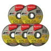 Lot De 5 Disques à Tronçonner Pour Meuleuse Ø125mm - MAKITA B-45733-5
