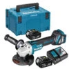 Meuleuse D'angle 18V LXT Ø125mm (2x4,0 Ah) En MAKPAC - MAKITA DGA513RMJ