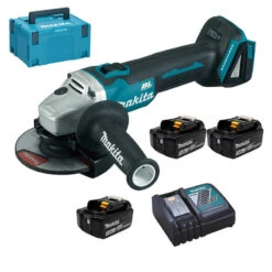 Meuleuse D'angle 18V LXT Ø125mm (3x3,0 Ah) En MAKPAC- Makita DGA504RF3J