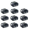 Pack De 10 Batteries 18V Li-Ion LXT 3.0 Ah Avec Indicateur De Charge BL1830B MAKITA