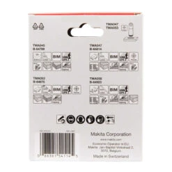 Jeu De Lames Pour Découpeur Ponceur STARLOCK (4 Pcs) - MAKITA B-67480 -Promos Pro Bricolage Boutique pack 5 accessoires starlock makita b 67480 3