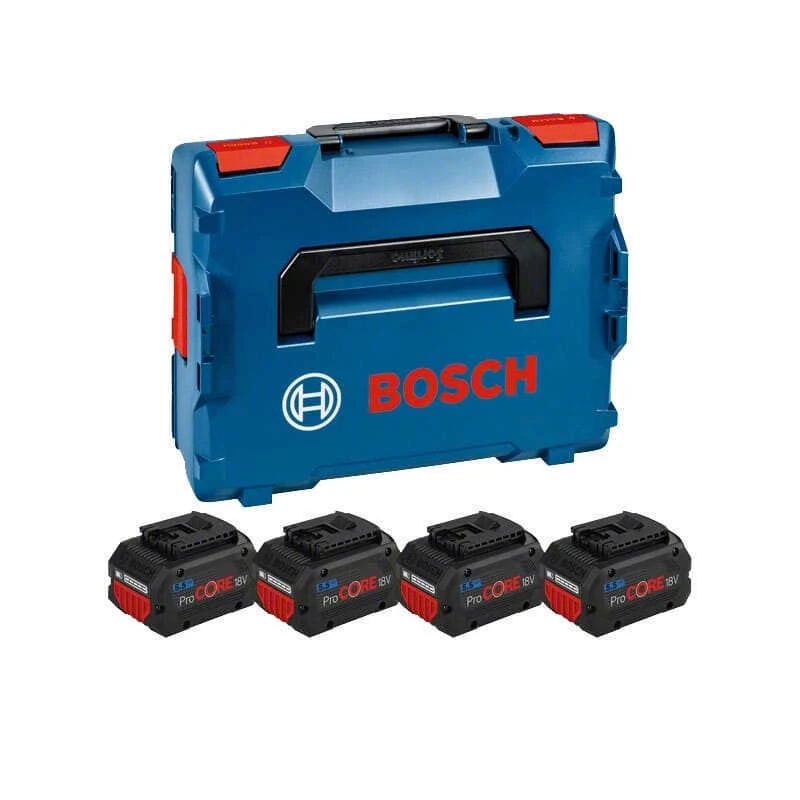 Pack Batteries 18V (4x5.5 Ah) En Coffret - BOSCH 1600A02A2U 1 Pack Batteries 18V (4x5.5 Ah) En Coffret - BOSCH 1600A02A2U