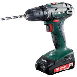 Perceuse Visseuse 18V (2x2,0 Ah) Avec Accessoires En Coffret - METABO BS18LI SET (602207880) -Promos Pro Bricolage Boutique perceuse visseuse metabo bs18li 2