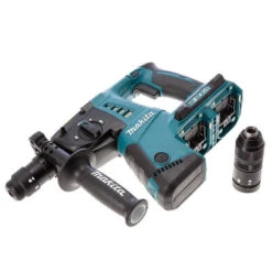 Perforateur Burineur 36V SDS-Plus (2x3,0 Ah) En MAKPAC - MAKITA DHR264RFJ -Promos Pro Bricolage Boutique perforateur burineur makita dhr264rfj 2