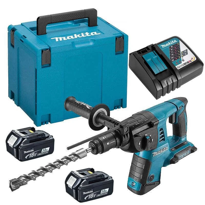Perforateur Burineur 36V SDS-Plus (2x3,0 Ah) En MAKPAC - MAKITA DHR264RFJ 1 Perforateur Burineur 36V SDS-Plus (2x3,0 Ah) En MAKPAC - MAKITA DHR264RFJ