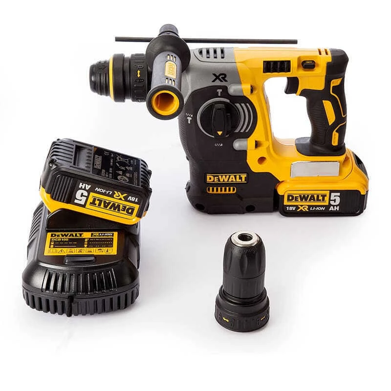 Perforateur Burineur SDS-Plus 2,1J 18V Li-Ion (2x5,0 Ah) En TSTAK - DEWALT DCH274P2T-QW 2 Perforateur Burineur SDS-Plus 2,1J 18V Li-Ion (2x5,0 Ah) En TSTAK - DEWALT DCH274P2T-QW – Image 2