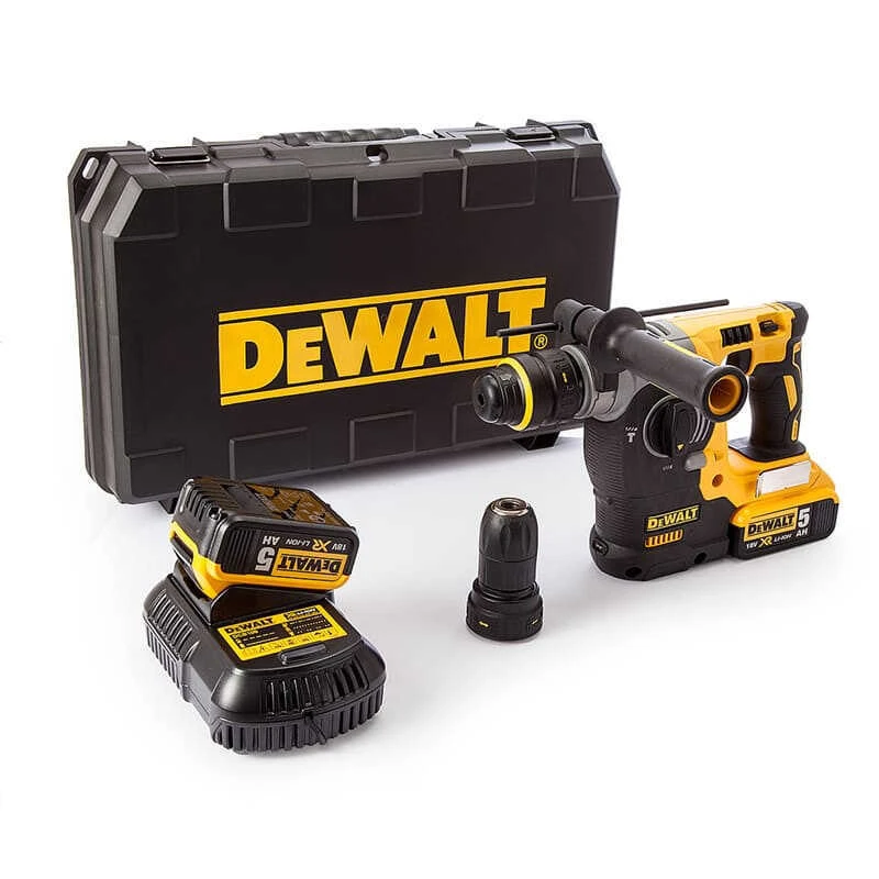 Perforateur Burineur SDS-Plus 2,1J 18V Li-Ion (2x5,0 Ah) En TSTAK - DEWALT DCH274P2T-QW 1 Perforateur Burineur SDS-Plus 2,1J 18V Li-Ion (2x5,0 Ah) En TSTAK - DEWALT DCH274P2T-QW