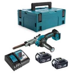 Ponceuse à Bande 18V BL LXT (2x3,0 Ah) En Coffret - MAKITA DBS180RFJ