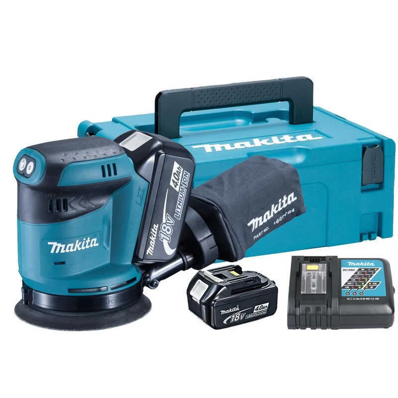 Ponceuse Excentrique 18V LXT (2x4.0Ah) En MAKITA - MAKITA DBO180RMJ 1 Ponceuse Excentrique 18V LXT (2x4.0Ah) En MAKITA - MAKITA DBO180RMJ
