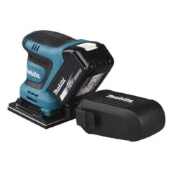 Ponceuse Vibrante 18V LXT 112x102 Mm (2x5,0 Ah) En Coffret MAKPAC - MAKITA DBO480RTJ -Promos Pro Bricolage Boutique ponceuse vibrante 18v makita dbo480rtj 3