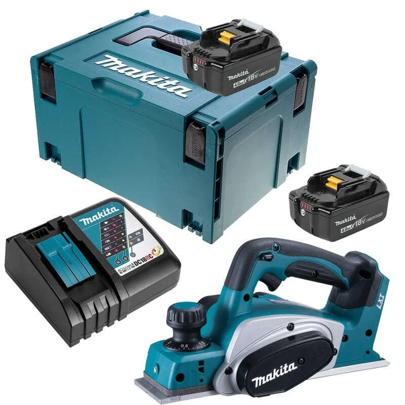 Rabot 18V LXT Largeur 82 Mm (2x4,0Ah) En MAKPAC - MAKITA DKP180RMJ 1 Rabot 18V LXT Largeur 82 Mm (2x4,0Ah) En MAKPAC - MAKITA DKP180RMJ
