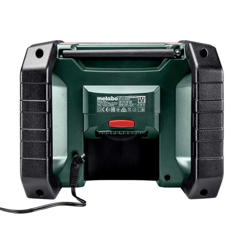 Radio De Chantier 18V Bluetooth AM / FM - Metabo R 12-18 BT (600777850) 2 Radio De Chantier 18V Bluetooth AM / FM - Metabo R 12-18 BT (600777850) – Image 2