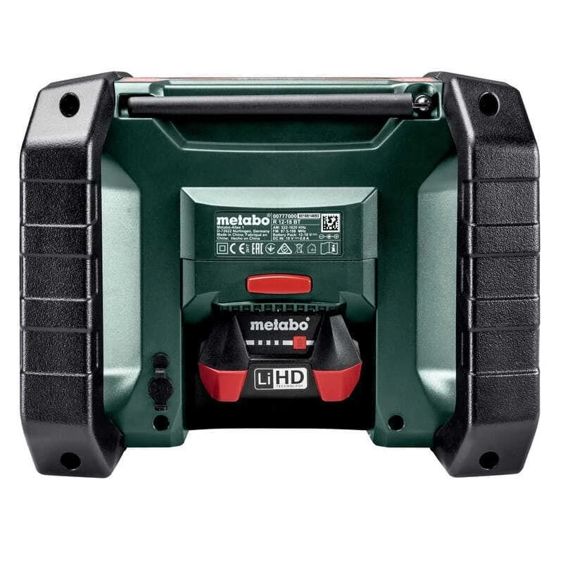 Radio De Chantier 18V Bluetooth AM / FM - Metabo R 12-18 BT (600777850) 4 Radio De Chantier 18V Bluetooth AM / FM - Metabo R 12-18 BT (600777850) – Image 4