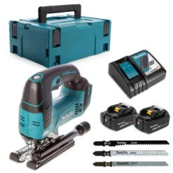 Promos Pro Bricolage Boutique 13 Scie Sauteuse 18V LXT (2x4,0 Ah) En MAKPAC - MAKITA DJV182RMJ