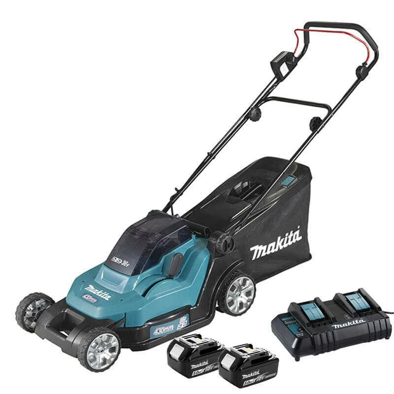 Tondeuse 36V LXT (2x5,0 Ah) 43 Cm Avec DC18SH - MAKITA DLM432CT2 1 Tondeuse 36V LXT (2x5,0 Ah) 43 Cm Avec DC18SH - MAKITA DLM432CT2