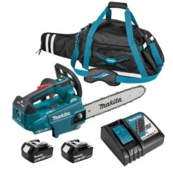 Produits populaires 15 Tronçonneuse D'élagage 36V LXT Guide De 30 Cm (2x5,0 Ah) Chargeur Simple Et Sacoche - MAKITA DUC306RT2BX
