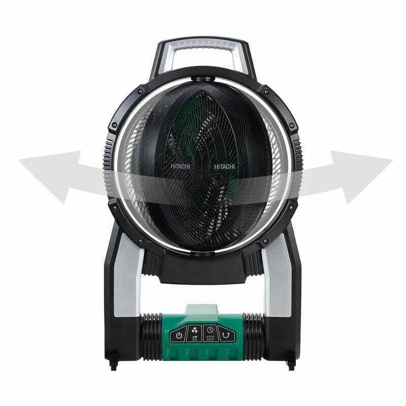 Ventilateur Pivotant 14,4-18V Et Secteur (Produit Seul) - HIKOKI UF18DSAL 2 Ventilateur Pivotant 14,4-18V Et Secteur (Produit Seul) - HIKOKI UF18DSAL – Image 2